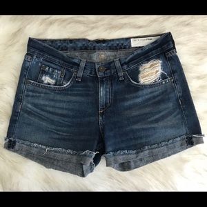 Rag and bone boyfriend shorts size 25